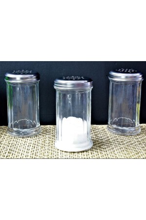 3-Piece Glass Spice Bowl-Powder Sugar Bowl UNR-527X3 - Ün-Ev