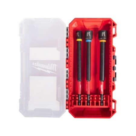 3-piece long magnetic bit set for head MILWAUKEE - Milwaukee Accessories