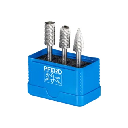 3-piece milling cutter set PFERD 86 C3 HSS 12mm - Pferd