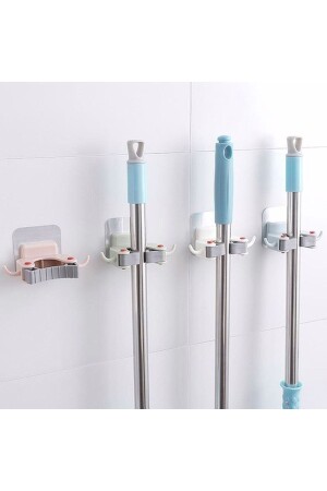 3-Piece Multi-Purpose Mop Brush Mop Hanger BR-150002 - Bibizde