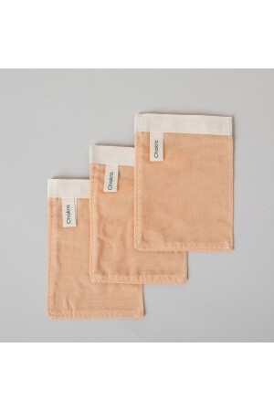 3 Piece Natural Silk Bag 11x7 Cm CDSEZTEK29 - Chakra