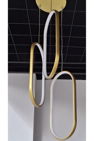 3-Piece Pendant Lamp Gold Body, 3 Light Colors Modern LED Lighting TYC3R2SE6N168942660941517 - Hevsel