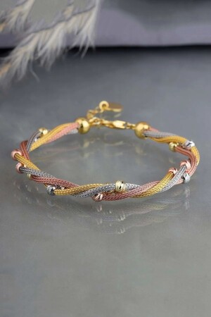 3-Piece Ready-made Burmese Dorica Bracelet - Else Silver
