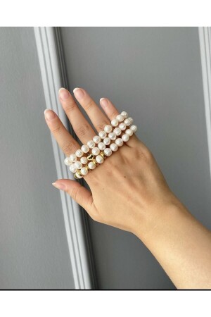 3 Piece Real Cultured Pearl Bracelet Haydaa63839 - MİRSTAR