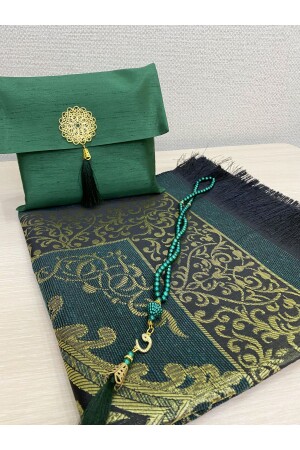 3-Piece Shantuk Bag Gift Dowry Prayer Beads Prayer Rug Set - Ayhanhome