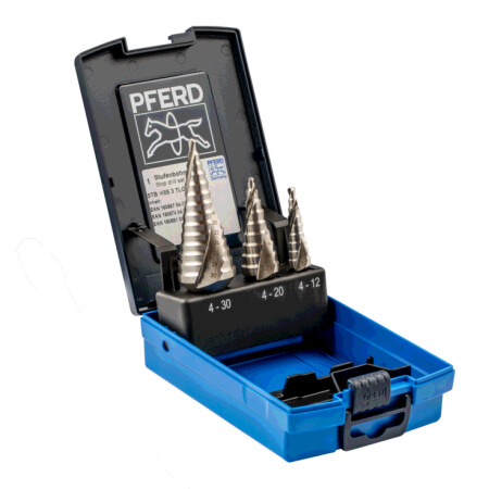 3-piece step drill set PFERD STB HSS 3 - Pferd