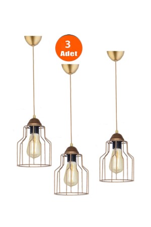 3 Pieces Amethyst Golden One Chandelier, Hall Chandelier, Kitchen Chandelier, Entrance Chandelier S031G3AD - Etsylight