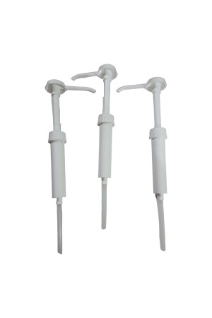 3 Pieces Ketchup & Mayonnaise Bucket Pump Height 32 Cm - Selanikli