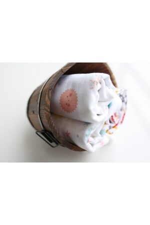 3 Pieces Multi-Purpose Muslin Blanket 80x90 Cm Baby Kids Newborn Muslin Blanket, Muslin Cloth mevababymuslinblanket - mevababy