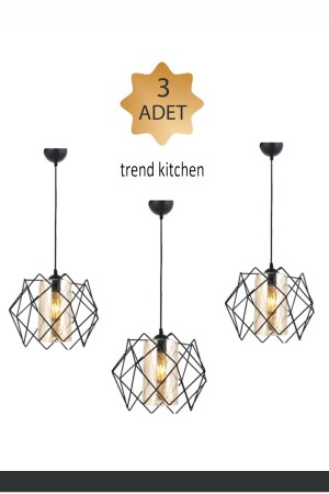 3 Pieces Silvano Glass Chandelier One Living Room, Kitchen Pendant Chandelier. hk-cocoon3pcs - Ve Shop