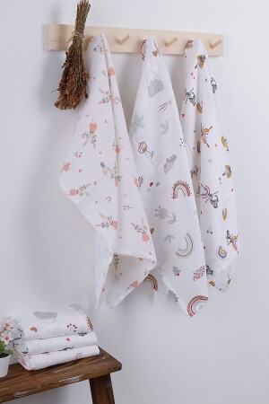3-Purpose Multi-Purpose Muslin Blanket Oeko-Teks Certified 100% Cotton Organic - Juniperus