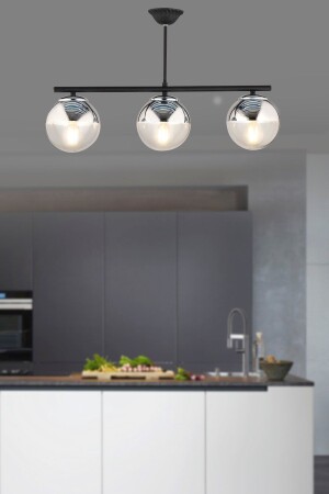 3 Row Selen Chrome Glass Chandelier 63954 - Nisaluce