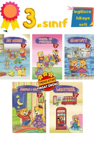 3. Set of 5 English Story Books that Grade 1 Students Will Enjoy Reading - Ata Yayıncılık