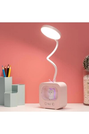 3 Stage Rechargeable Touch Night Mode Children's Room Study Office Table Lamp Pink - Protonust