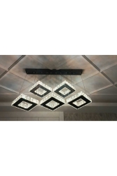 3 Stage (white Yellow Daylight) 5 Layer Imported Luxury Chandelier 645KN5ledkare - Led