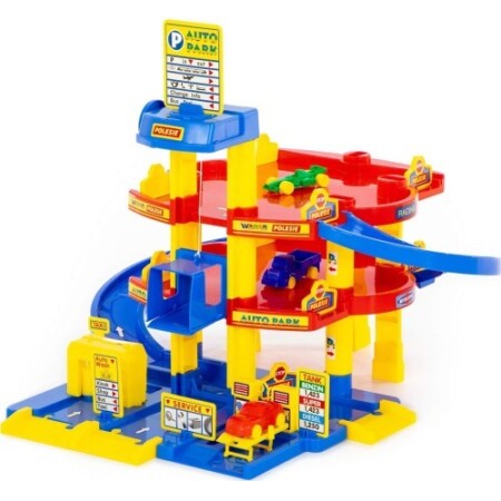 3-storey parking lot with cars in Polesie - Polesie