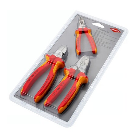 3-teiliges Kabelschneidset KNIPEX 003130BK V02 - Knipex