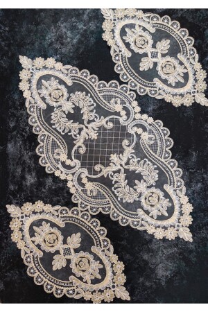 فرنسية من الملفات المعدنية المعدة 3 قطع الذهب TYC00053951972 - Çt Çeyizci Tekstil