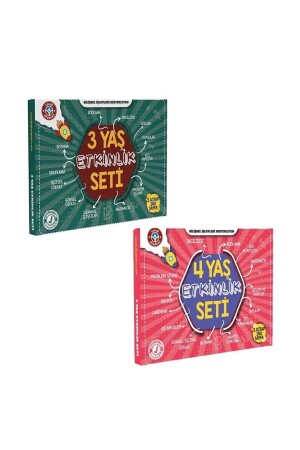 3 Year Old 4 Year Old Activity Set - Çocuk Akademi