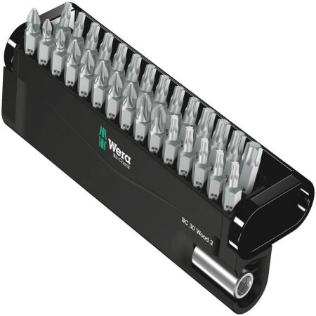 30-piece screwdriver bit set WERA Bit-Check Wood 2 - Wera
