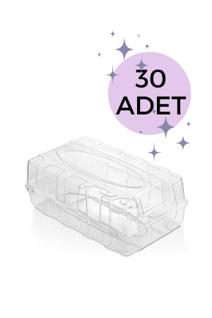 30 Pieces Transparent Men's Shoe Box - Transparent Shoe Organizer MRD499 - Gretta