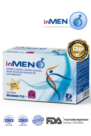 30 Sachets for Male Reproductive Health (INCREASING THE NUMBER - REGULATING THE MOBILITY AND STRUCTURE) - Inmen