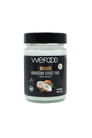 زيت جوز الهند العضوي من 300 مل 2 حزمة (مضغوطة بالبرد) 8681749104055 - Wefood