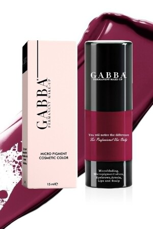 301 Mulberry Lip Paint Permanente Lippenfärbung Permanent Make-up Lippenkonturenfarbe 15 ml - Gabba Permanent Make-Up