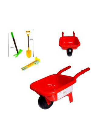 3032 Toy Wheelbarrow + Double Garden Set Digging-Shovel Toy Set Game Set CDFERRSS - SAZE