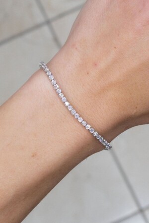 3.06 karat suyolu bileklik - Crystal Diamond Zirconia
