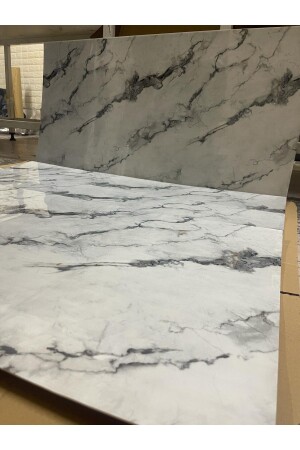30x60 Cm Mother of Pearl Marble Patterned Self-Adhesive Ceramic Foam Bathroom WC Coating PVC Wall Panel - Bien Home