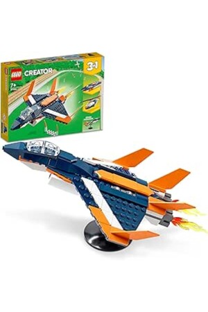 31126 Creator Supersonic Jet 3 in 1, 210 Pieces Age 7 S29494 - LEGO