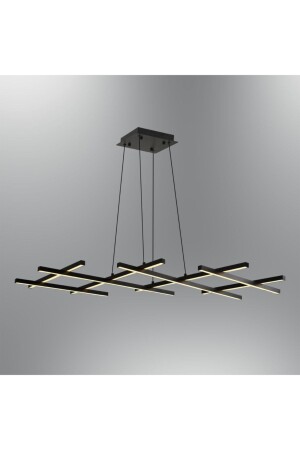 3150-4a Zigzag Mikado Pendant Lamp Chandelier Black 3150-4A - Özcan Aydınlatma