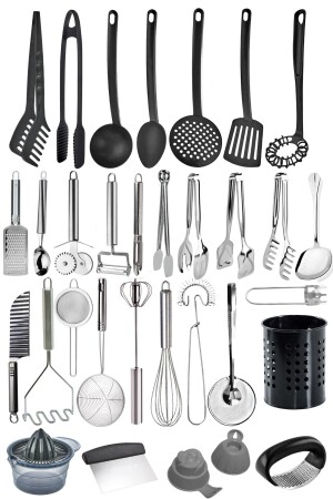 32 Piece Ladle Spatula Colander Kitchen Serving Set Serving Utensils Serving Tongs Set Kitchen Products T0904KV49 - Mirilliahome