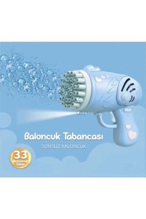 33 Channels Lighted Battery Operated Bubble Machine Foam Gun Bubble Gun - Lina Ahşap Diyarı