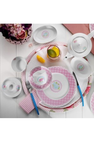 33 Piece 9378 Pattern Breakfast Set LB33KH4209378 - Kütahya Porselen