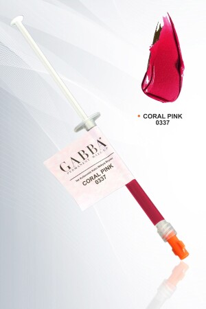 337- Coral Pink Einweg-Lippenfarbe Permanente Lippenfarbe Lippenkonturfarbe zum einmaligen Gebrauch - GABBA PERMANENT MAKE-UP