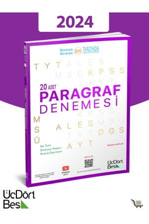 345-2024 Model 20 Paragraph Essay - Üç Dört Beş Yayıncılık