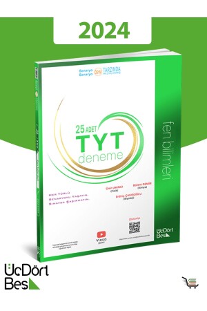 345-2024 Model-TYT 25 Science Science Trial - Üç Dört Beş Yayıncılık