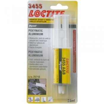 3455 Two-component epoxy adhesive with aluminum filler 24 ml LOCTITE - Loctite