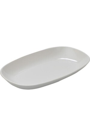 34cm Thermo Melamine Boat Salad Plate Matar Kitchen Thermo Melamine Unbreakable, Non-Yellow Plate - Evren