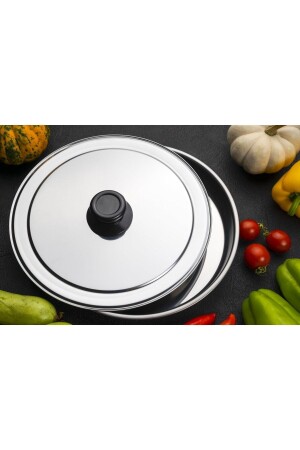 34no Steel Pan Lid Flat 105190 - hırdavatçım52