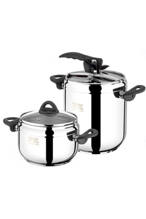 3.5 + 7.0 Lt Pressure Cooker Set TX422F302610109 - Hascevher