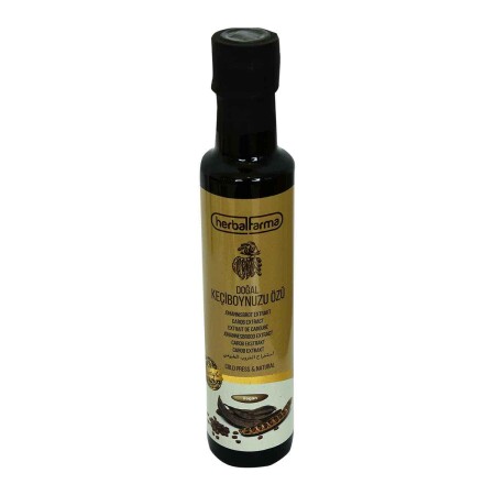 مخرج من الكربون من الكربون من الطبيعي قنينة الزجاج الباردة 350 جرام - Herbalfarma