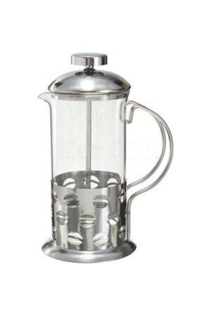 350 Ml. French Press Bitki Çayı Demleme Bardağı Kupa 770113 - YAKUT