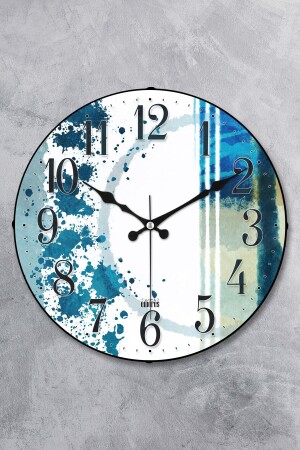 36 Cm Decorative Real Glass Dome Silent Mechanism Wall Clock MR-232 - EMORES