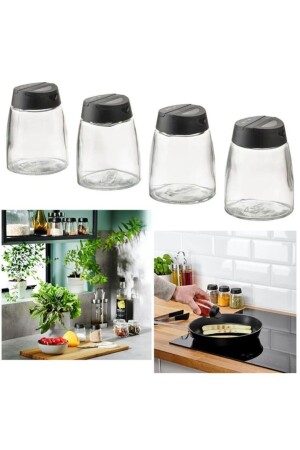 365+ 4-teiliges Gewürzset Gewürzglas-Set Glas 02726 - IKEA