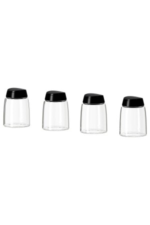 365+ Ihardig Spice Jar, Glass-black, 15 Cl KRNC-50 - IKEA