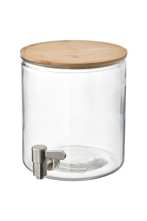 365+ jug with tap, glass-bamboo, 4 lt mny1292 - IKEA