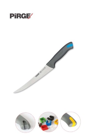 37121 Gastro Curved Bone Knife Semi-Flexible 15 cm Blade 7 Color Coded 371211 - Pirge